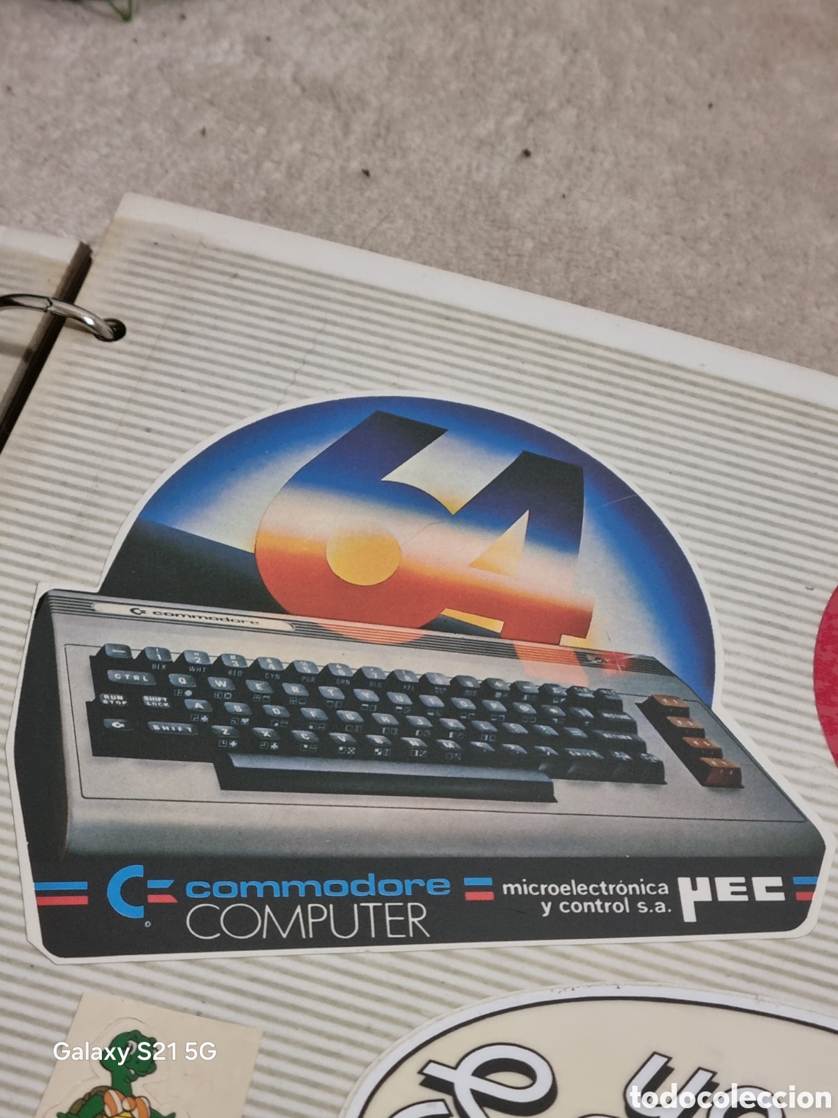 Pegatinas de colecci&oacute;n: PEGATINA COMMODORE 64 COMPUTER - Foto 1