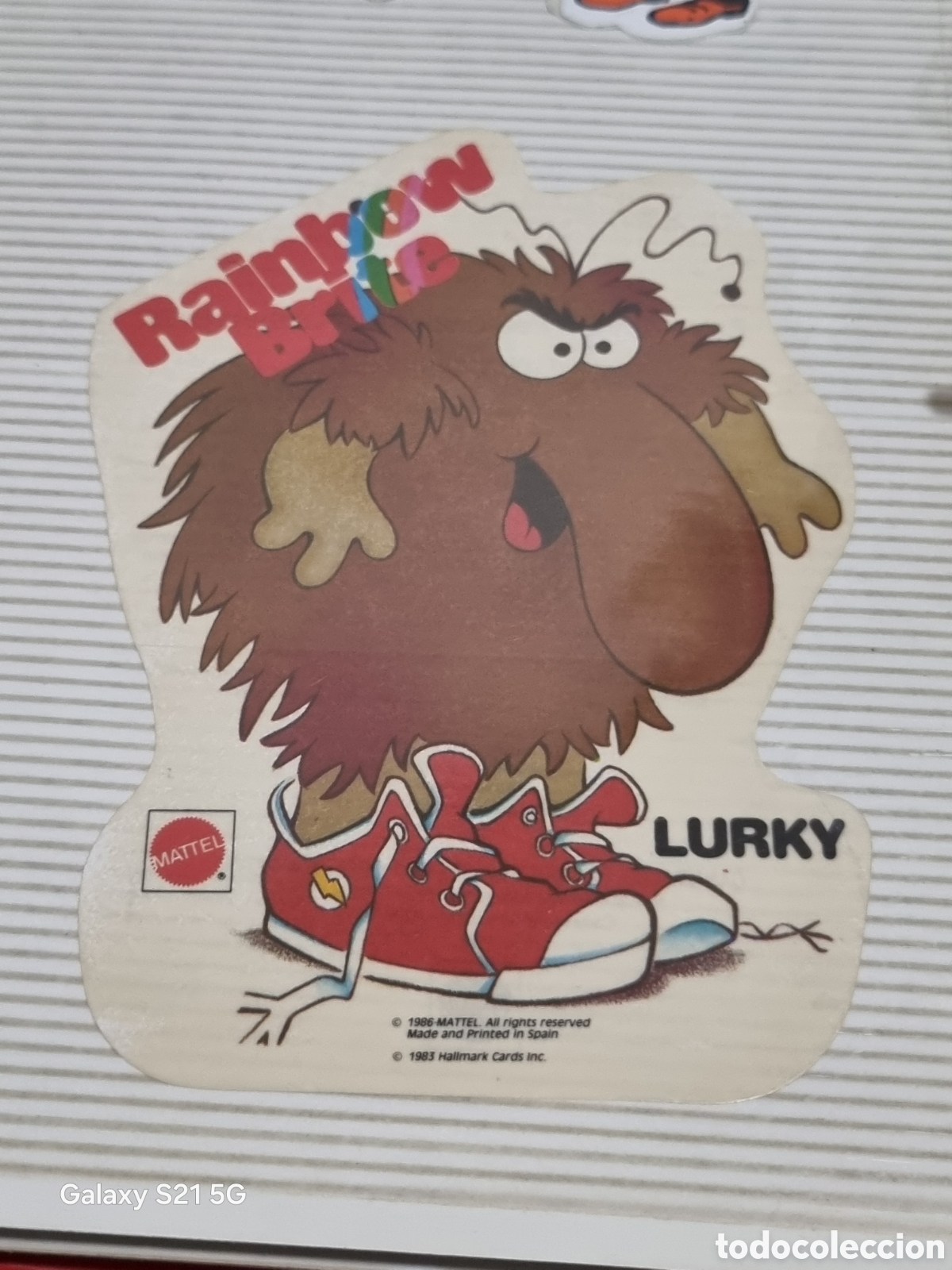 Pegatinas de colecci&oacute;n: PEGATINA RAINBOW BRITE LURKY