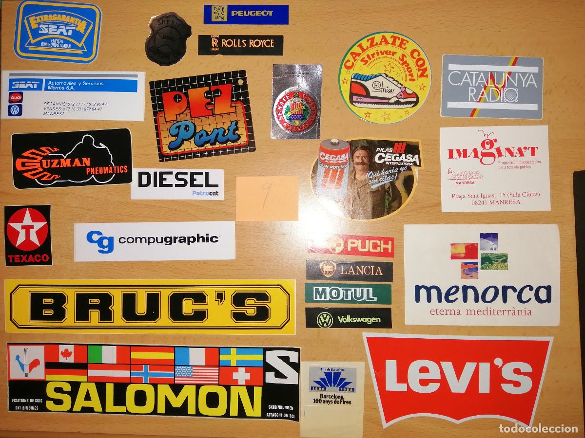 Pegatinas de colecci&oacute;n: INCREIBLE LOTE - COLECCION PEGATINAS - ADHESIVOS - POLITICOS - COMERCIALES - MARCAS A&Ntilde;OS 80