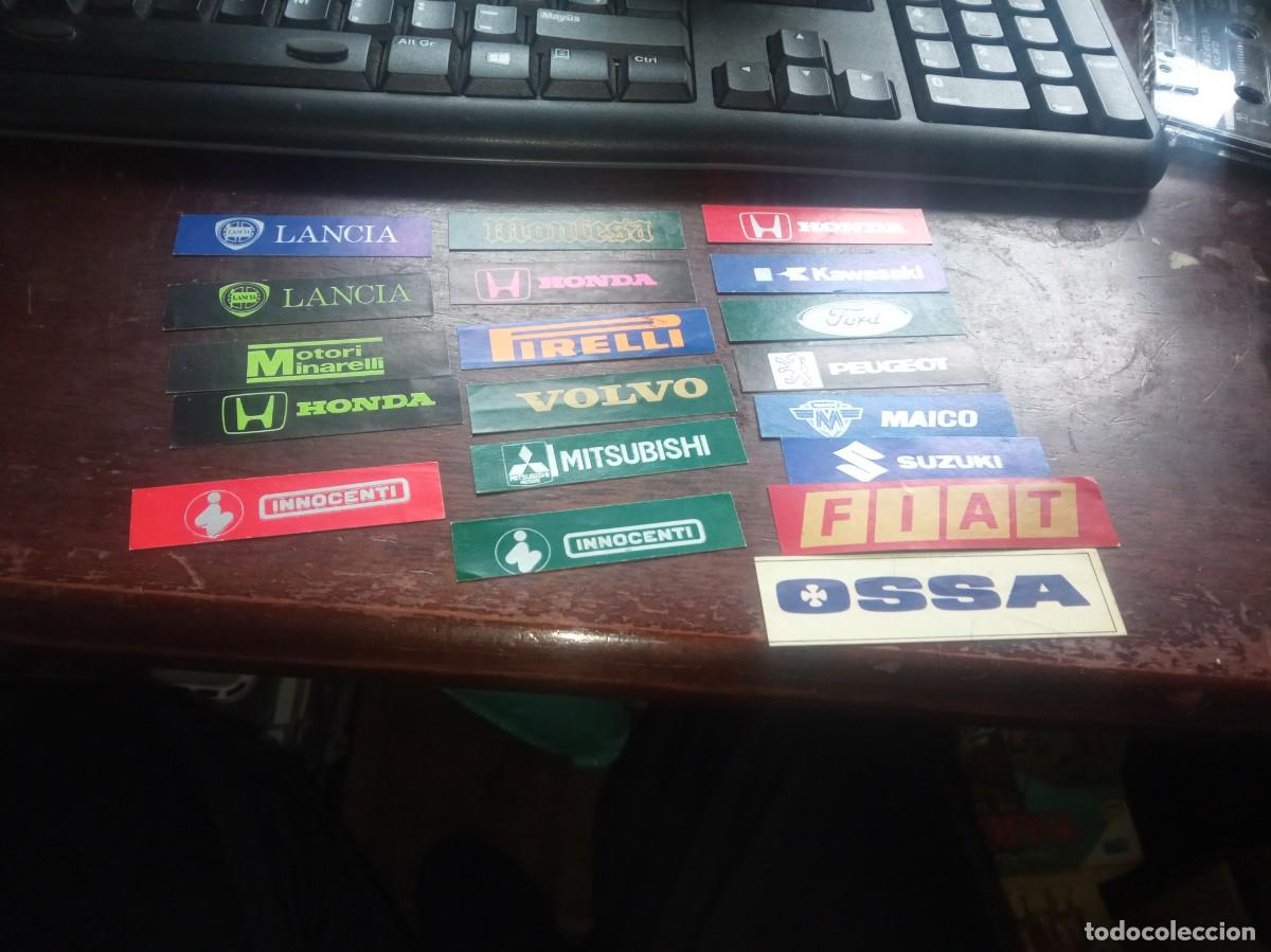 Pegatinas de colecci&oacute;n: 19 pegatinas de motos y coches