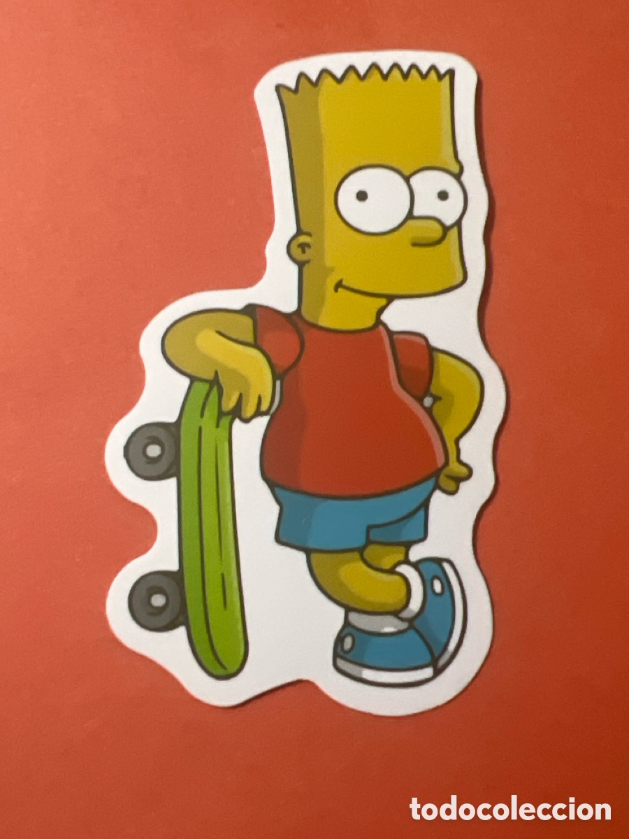 Pegatinas de colecci&oacute;n: C1378. PEGATINA DE PUBLICIDAD - BART SIMPSONS - Foto 1