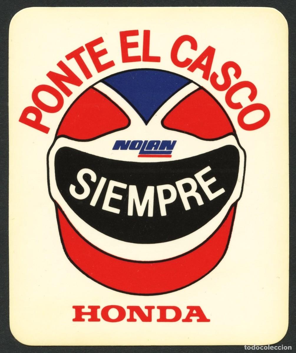 Pegatinas de colecci&oacute;n: MOTOCICLISMO, PEGATINA, HONDA, NOLAN