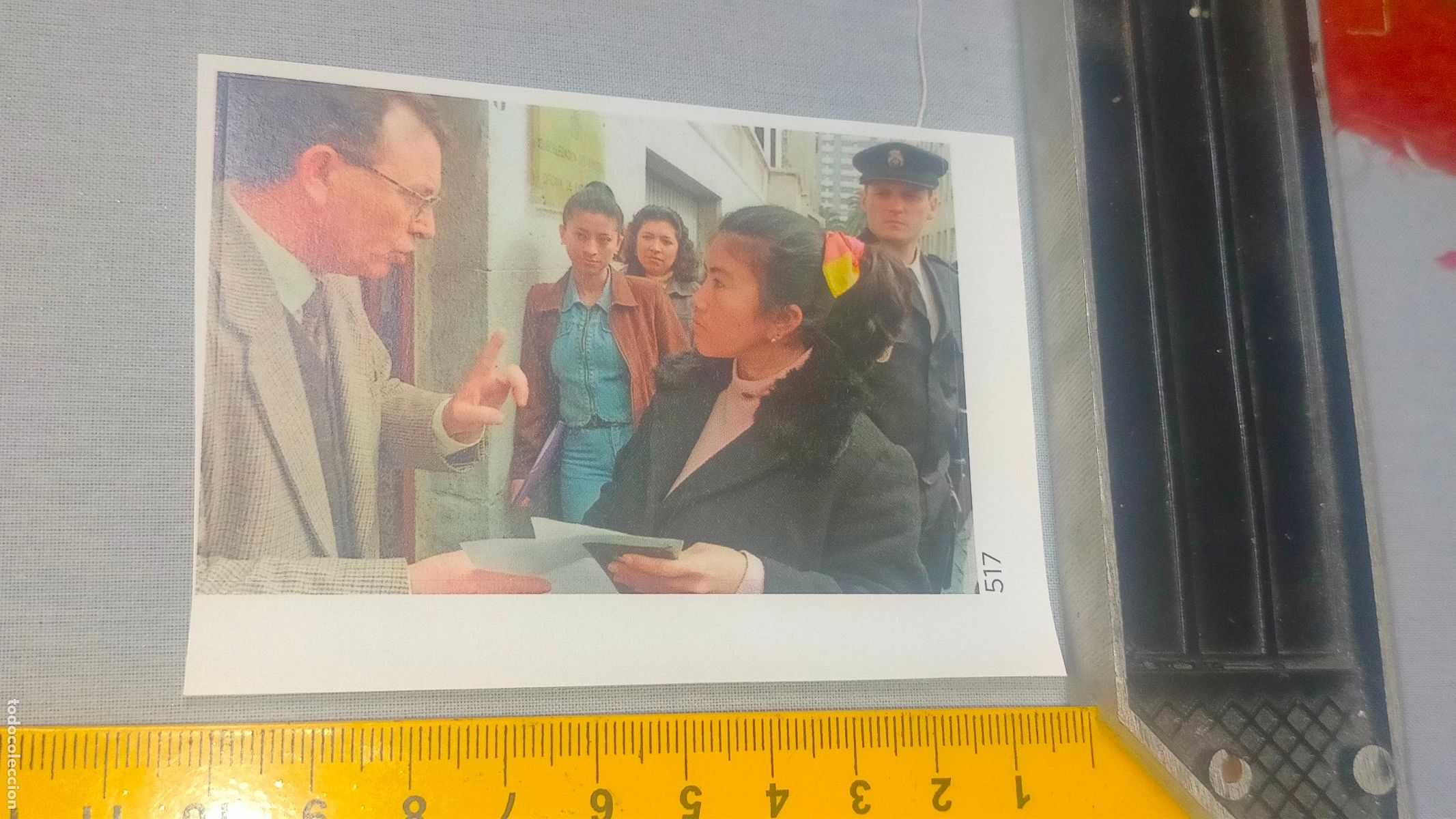 Pegatinas de colecci&oacute;n: PEGATINA CROMO ADHESIVO - TROQUELADA - INMIGRACION REGULACION PAPALES ALMERIA