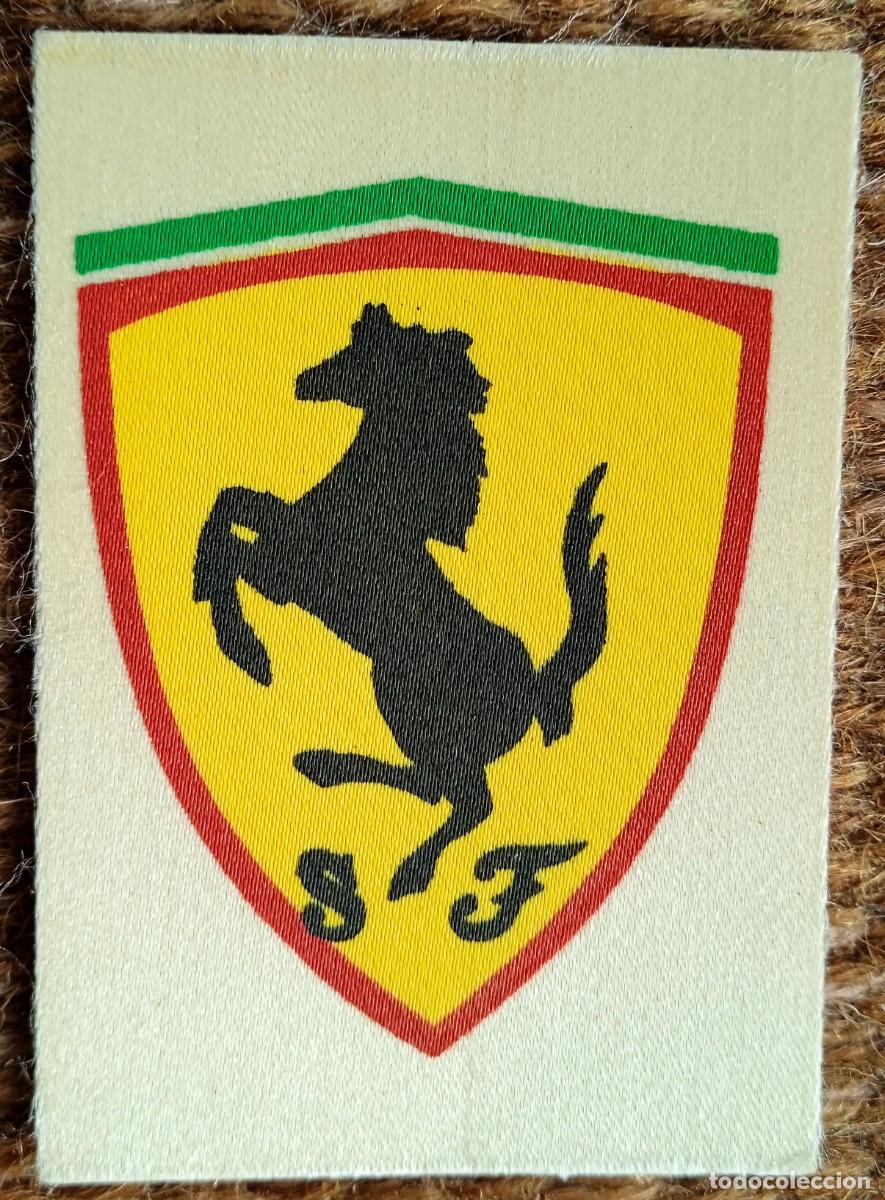 Pegatinas de colecci&oacute;n: CROMO PEGATINA PUBLICIDAD MARCA FERRARI - PARCHE DE TELA SIMILAR PANRICO