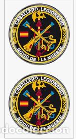 Pegatinas de colecci&oacute;n: LOTE DE 2 PEGATINAS CIRCULO LA LEGI&Oacute;N