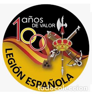 Pegatinas de colecci&oacute;n: PEGATINA CIRCULO LEGI&Oacute;N. 100 A&Ntilde;OS DE VALOR