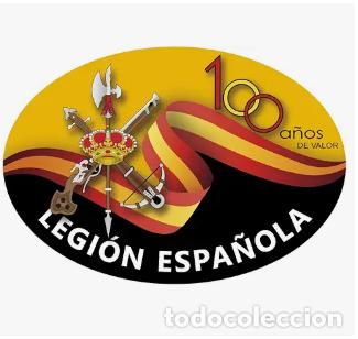 Pegatinas de colecci&oacute;n: PEGATINA OVAL LEGI&Oacute;N. 100 A&Ntilde;OS DE VALOR