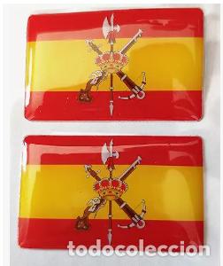 Pegatinas de colecci&oacute;n: PEGATINA DE RESINA LEGI&Oacute;N ESPA&Ntilde;OLA