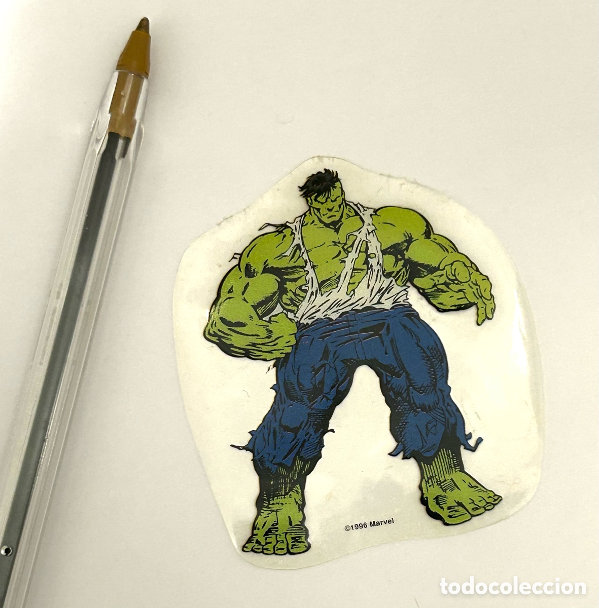 Sammlung von Aufklebern: EL INCRE&Iacute;BLE HULK ORIGINAL , MARVEL VINILO A&Ntilde;OS 90 . Ver foto