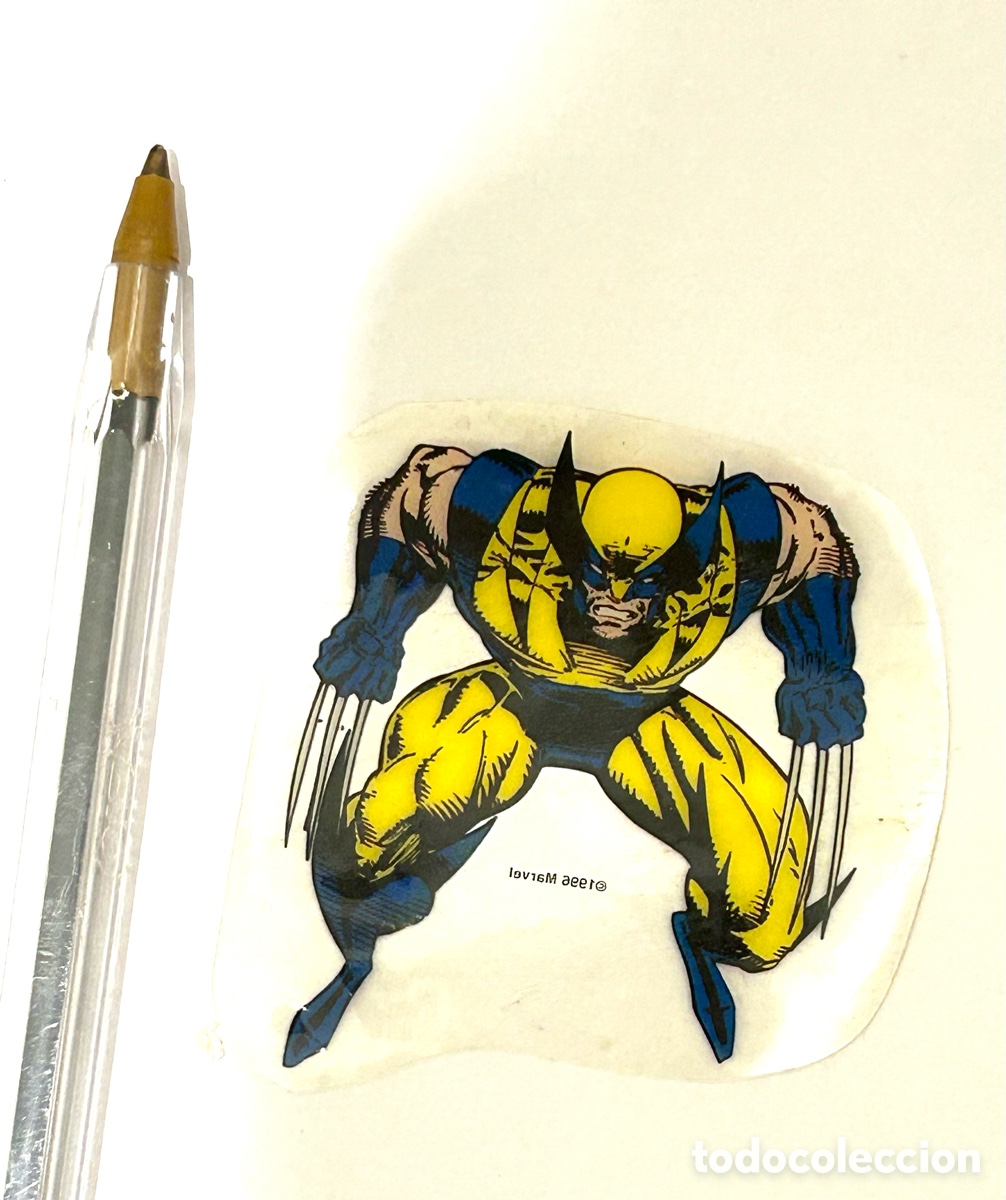 Sammlung von Aufklebern: X MEN WOLVERINE ORIGINAL , MARVEL VINILO A&Ntilde;OS 90 . Ver foto