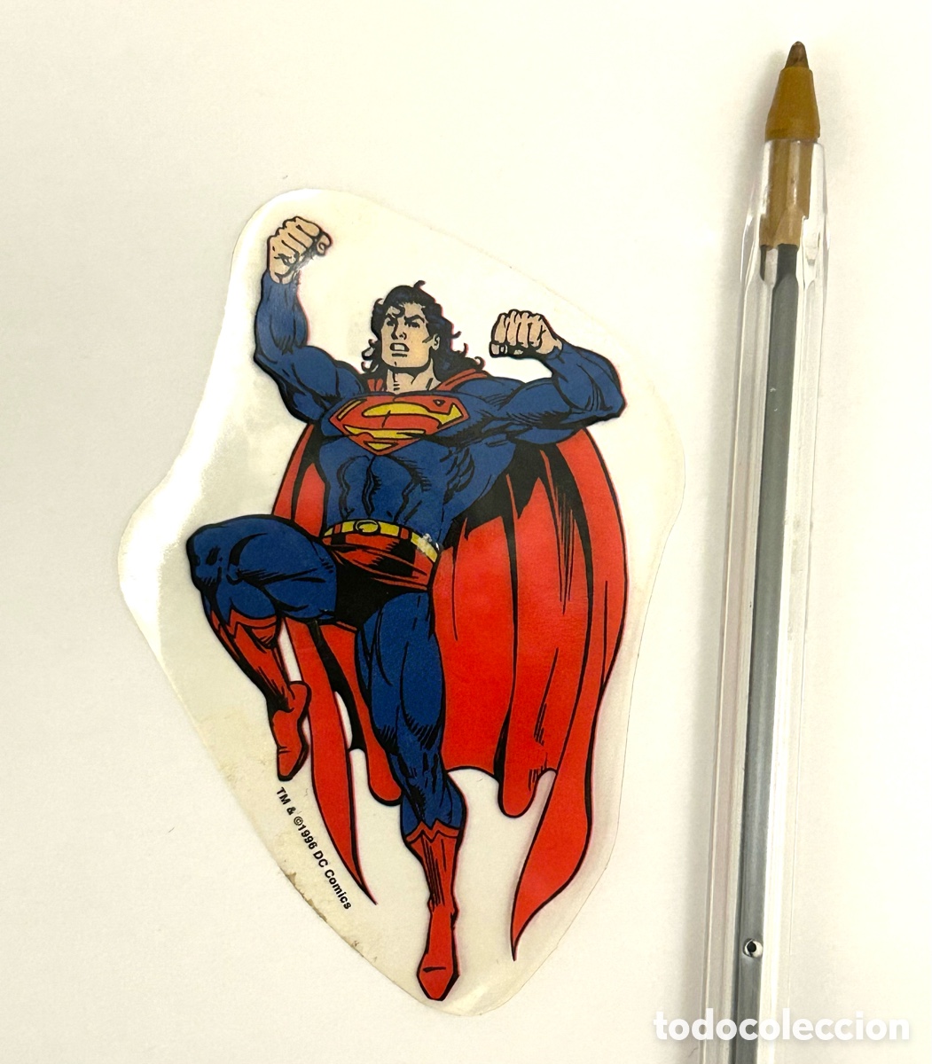 Pegatinas de colecci&oacute;n: SUPERMAN ORIGINAL , MARVEL VINILO A&Ntilde;OS 90 . Ver foto