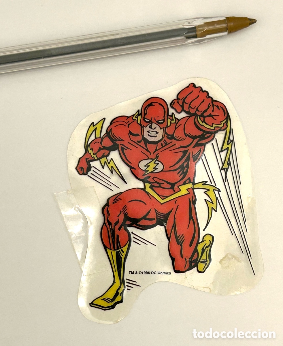Sammlung von Aufklebern: FLASH ORIGINAL , MARVEL VINILO A&Ntilde;OS 90 . Ver foto
