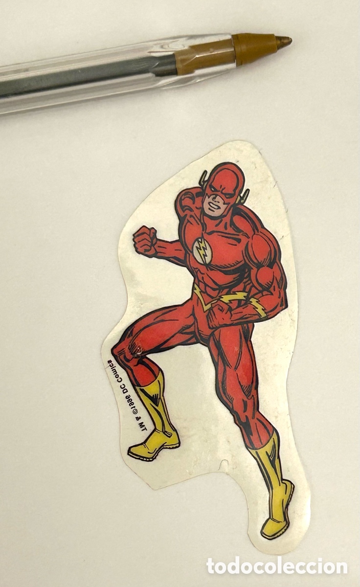 Sammlung von Aufklebern: FLASH ORIGINAL , MARVEL VINILO A&Ntilde;OS 90 . Ver foto