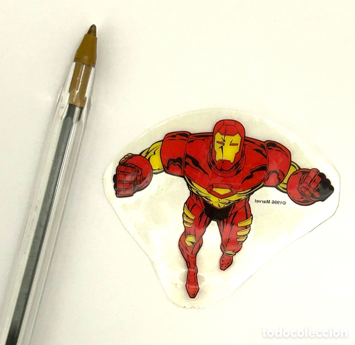 Sammlung von Aufklebern: IRON MAN ORIGINAL , MARVEL VINILO A&Ntilde;OS 90 . Ver foto