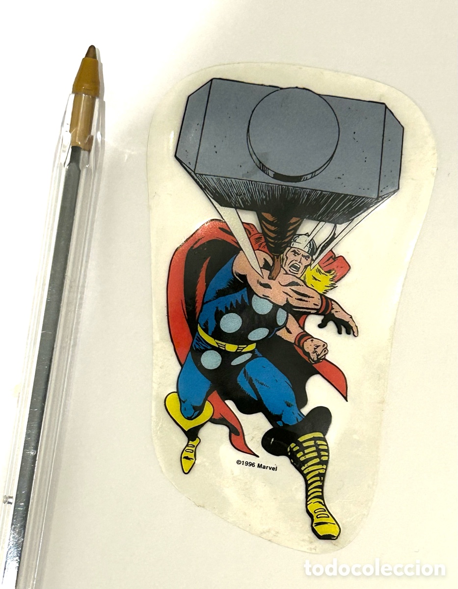 Sammlung von Aufklebern: THOR ORIGINAL , MARVEL VINILO A&Ntilde;OS 90 . Ver foto