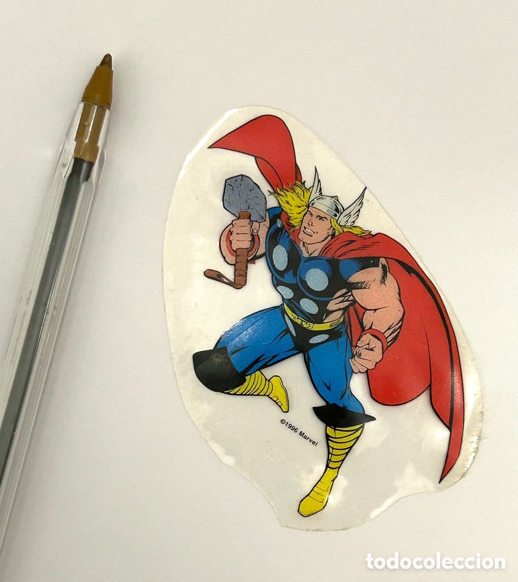 Sammlung von Aufklebern: THOR ORIGINAL , MARVEL VINILO A&Ntilde;OS 90 . Ver foto