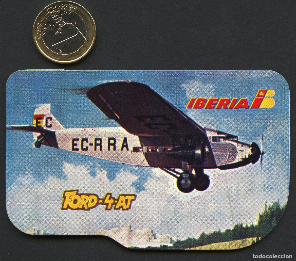 Autocolantes de cole&ccedil;&atilde;o: AVIACI&Oacute;N, PEGATINA, IBERIA, FORD 4 AT