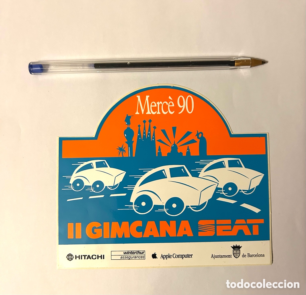 Pegatinas de colecci&oacute;n: PEGATINA MERCE 90 II GINKANA SEAT
