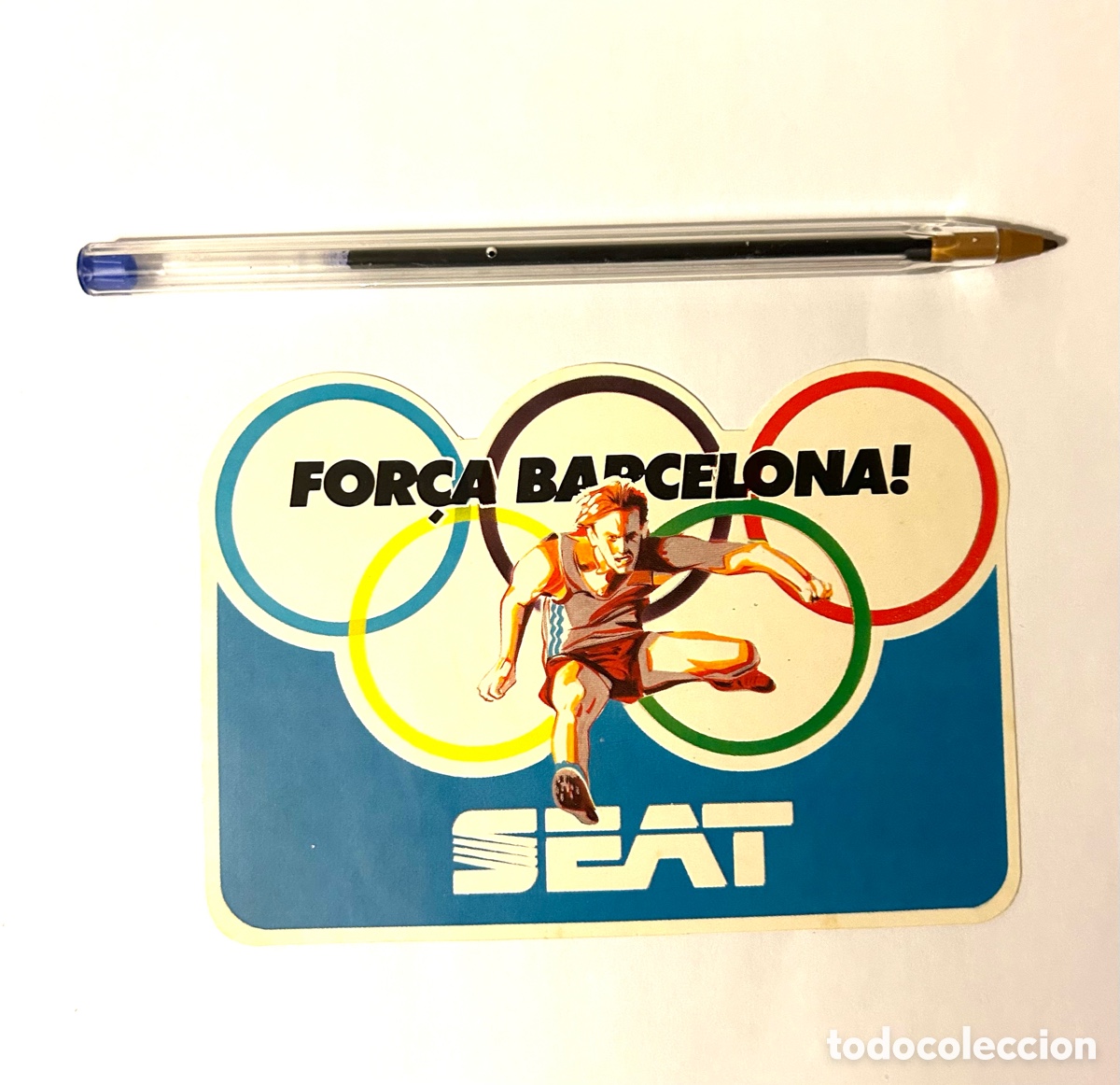 Pegatinas de colecci&oacute;n: PEGATINA SEAT FORCA BARCELONA A&Ntilde;OS 80