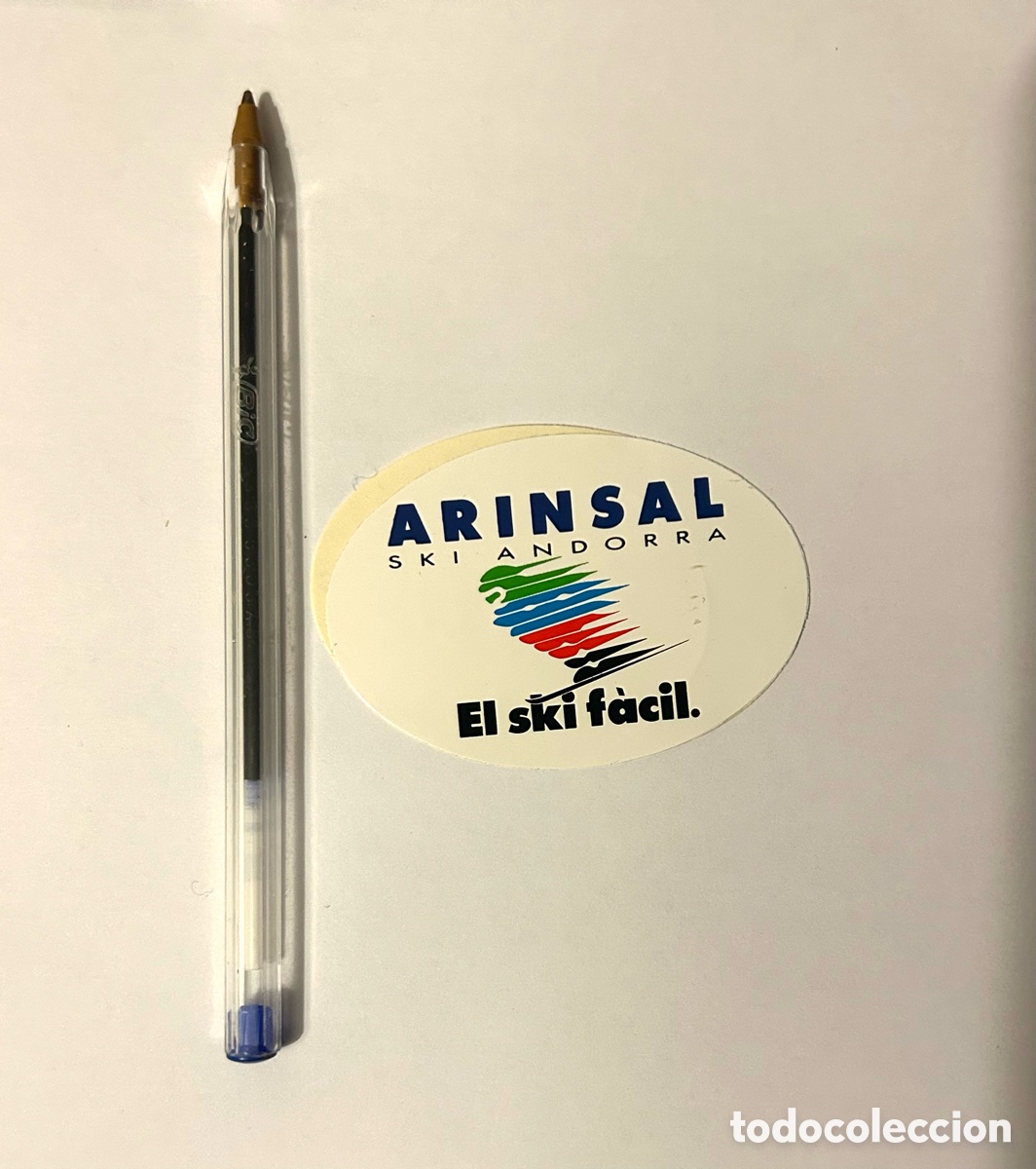 Pegatinas de colecci&oacute;n: PEGATINA SKI ANDORRA ARINSAL . El SKI facil . A&ntilde;os 80
