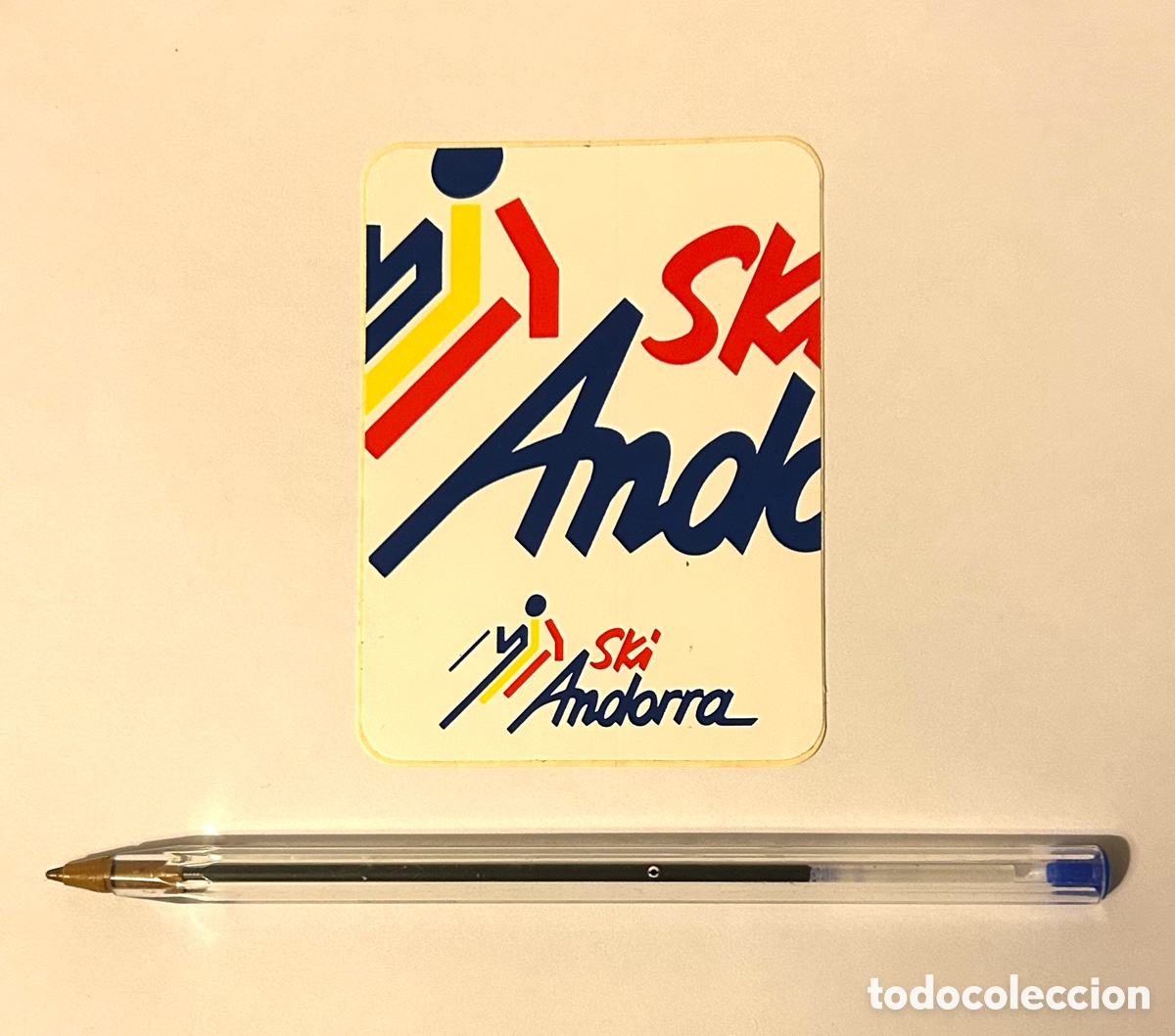 Pegatinas de colecci&oacute;n: PEGATINA A&Ntilde;OS 80 SKI ANDORRA