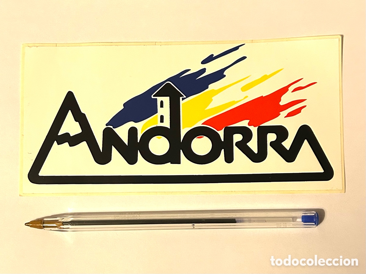Pegatinas de colecci&oacute;n: PEGATINA A&Ntilde;OS 80 SKI ANDORRA