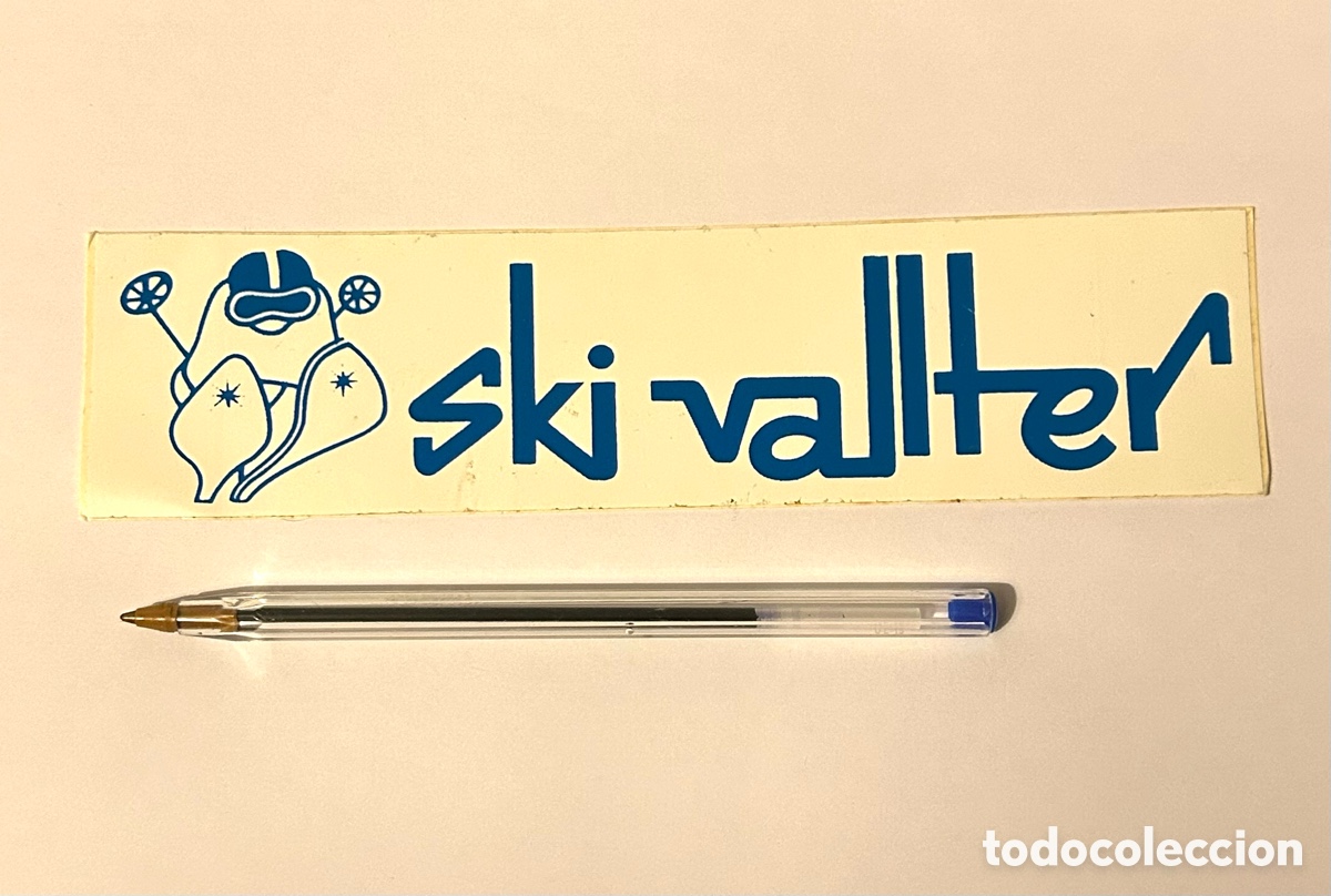 Pegatinas de colecci&oacute;n: PEGATINA A&Ntilde;OS 80 SKI VALLTER