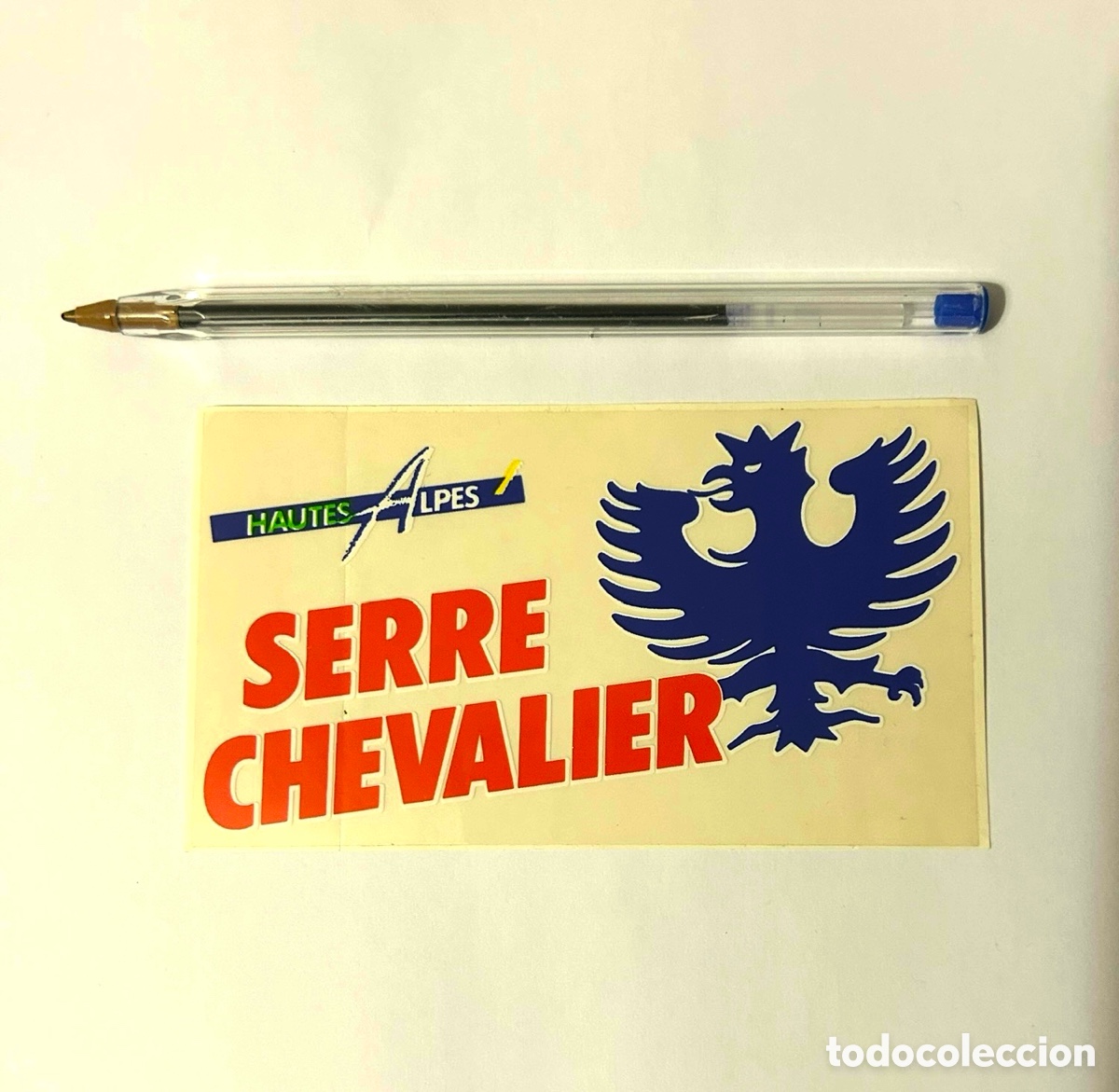 Pegatinas de colecci&oacute;n: PEGATINA A&Ntilde;OS 80 SKI SERR&Eacute; CHEVALIER HAUTES ALPES