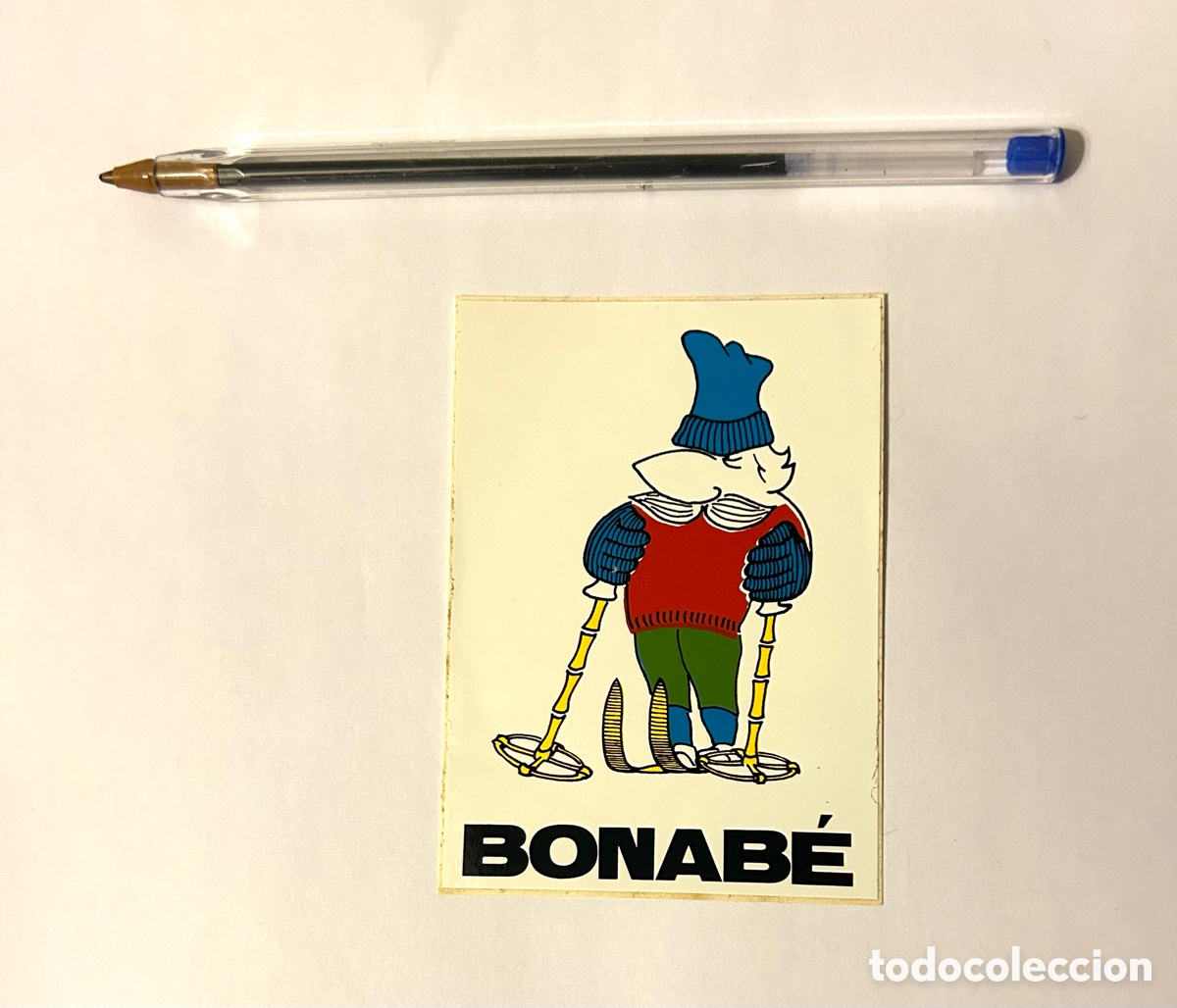 Pegatinas de colecci&oacute;n: PEGATINA A&Ntilde;OS 80 SKI BONABE . &Uacute;nica nunca vista