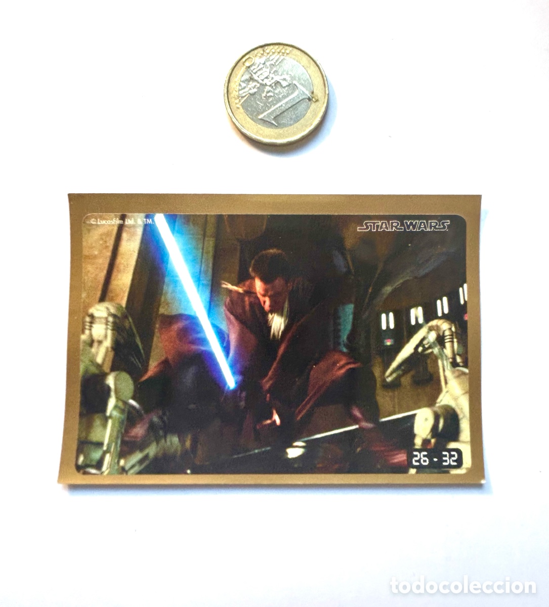 Pegatinas de colecci&oacute;n: CROMO 26 STAR WARS CRAZY PLANET EPISODE I . Perfecto a&ntilde;os 90
