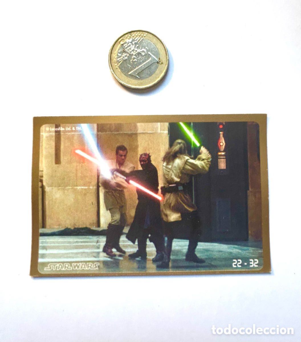 Pegatinas de colecci&oacute;n: CROMO 22 STAR WARS CRAZY PLANET EPISODE I . Perfecto a&ntilde;os 90