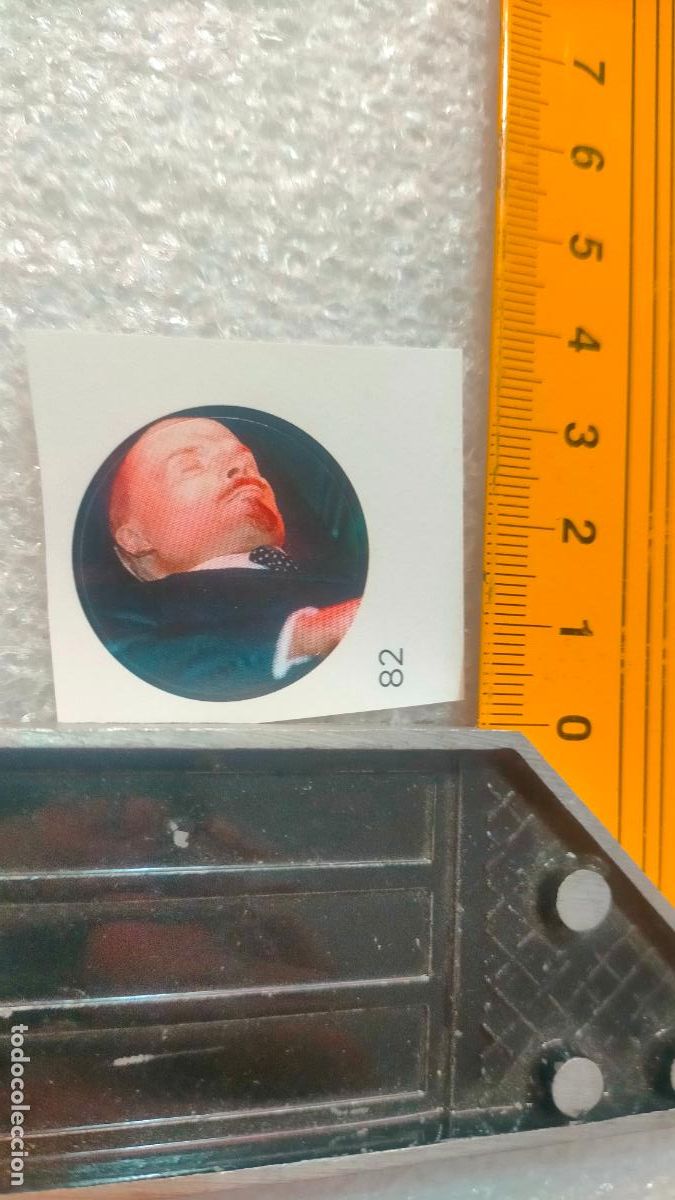 Collection stickers: pegatina troquelada nunca pegada - MUERTE DE LENIN POLITICA