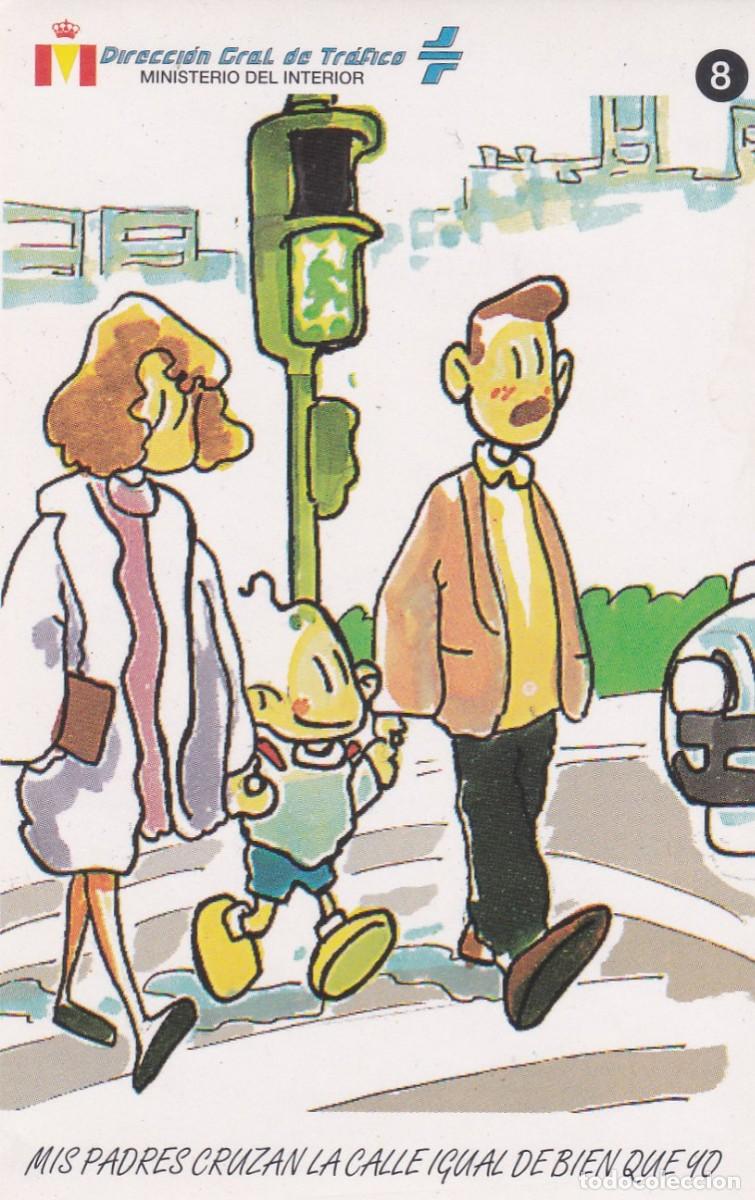 Pegatinas de colecci&oacute;n: PEGATINA DIRECCION GENERAL DE TRAFICO - N&ordm; 8. MIS PADRES CRUZAN LA CALLE IGUAL DE BIEN QUE YO