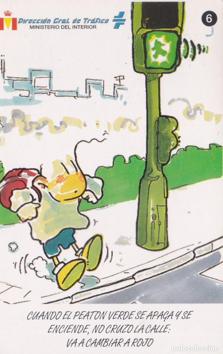 Pegatinas de colecci&oacute;n: PEGATINA DIRECCION GENERAL DE TRAFICO - N&ordm; 6. CUANDO EL PEATON VERDE SE APAGA Y SE ENCIENDE, NO ...