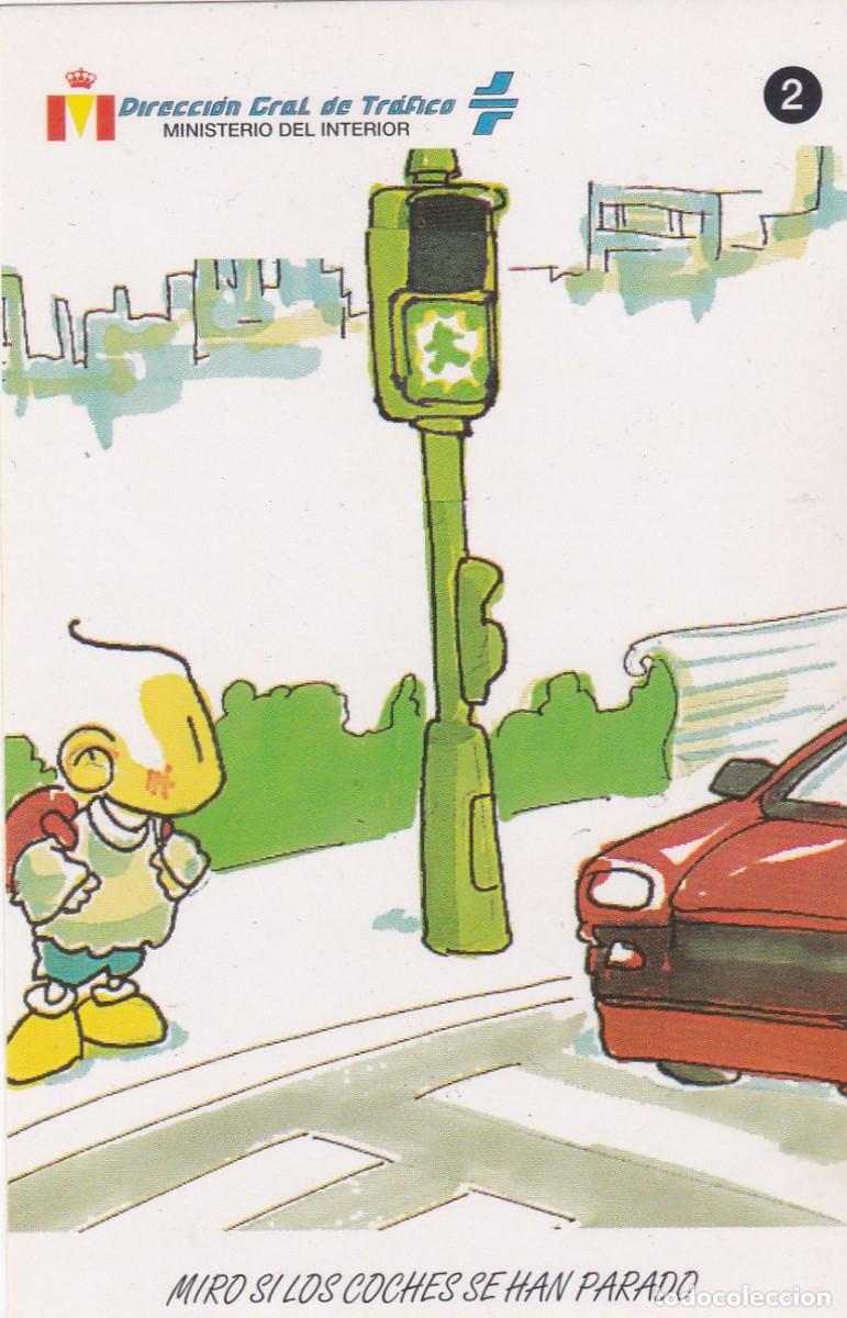 Pegatinas de colecci&oacute;n: PEGATINA DIRECCION GENERAL DE TRAFICO - N&ordm; 2. MIRO SI LOS COCHES SE HAN PARADO