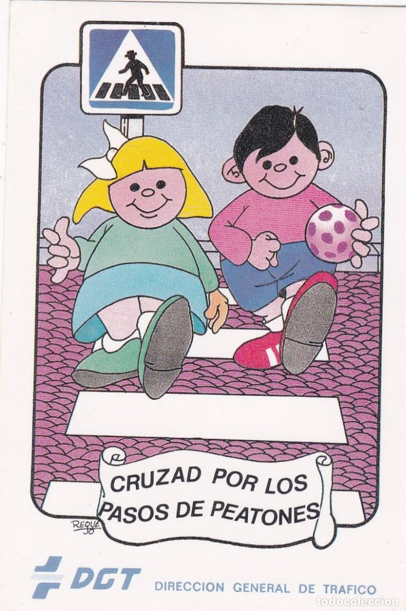 Pegatinas de colecci&oacute;n: PEGATINA DGT. DIRECCION GENERAL DE TRAFICO. CRUZAD POR LOS PASOS DE PEATONES