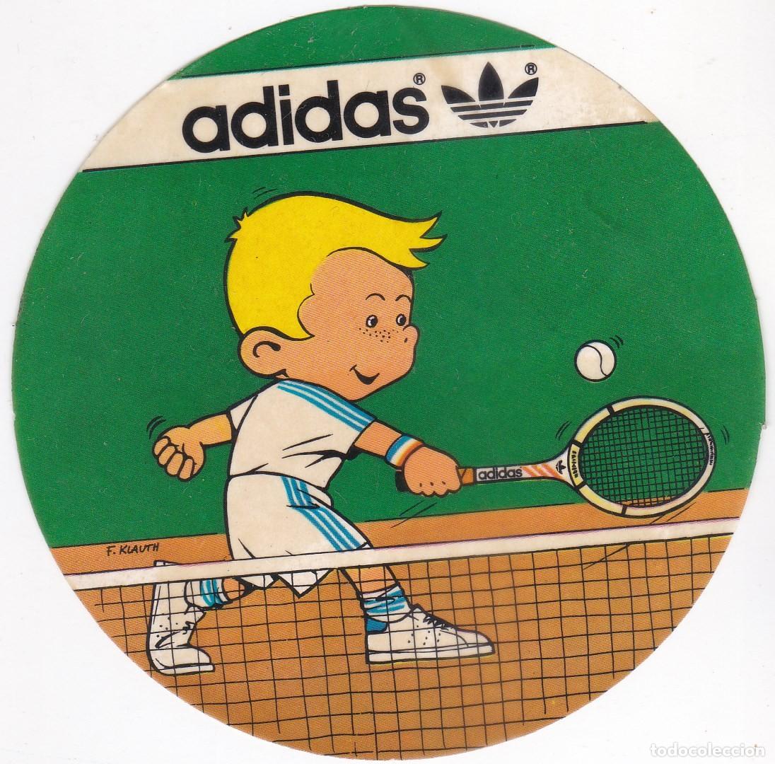 Pegatinas de colecci&oacute;n: PEGATINA ADIDAS. TENIS - RECUPERADA O CON TRASERA PERDIDA
