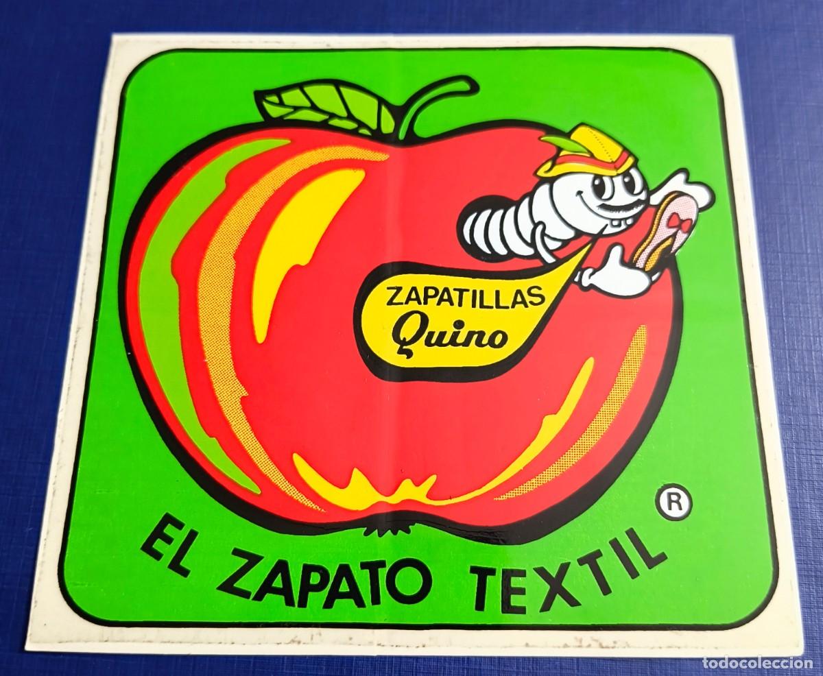 Pegatinas de colecci&oacute;n: PEGATINA ZAPATILLAS QUINO / EL ZAPATO TEXTIL