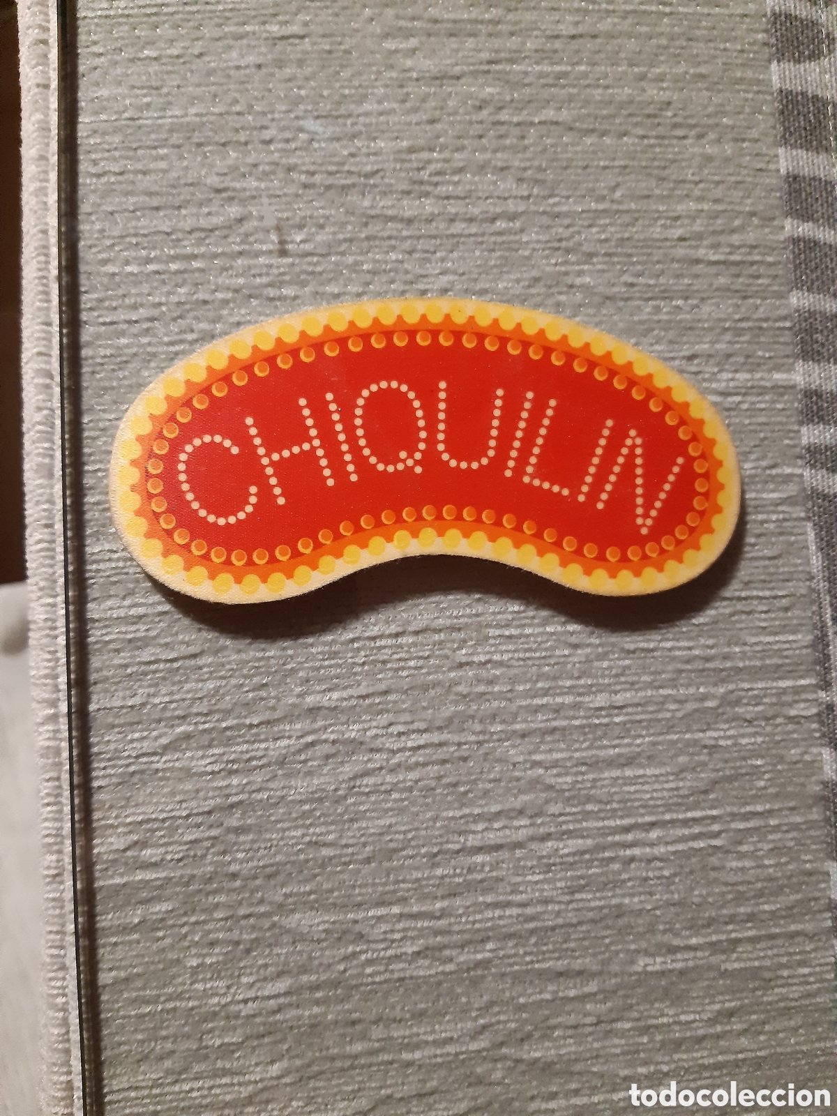 Pegatinas de colecci&oacute;n: Peganita galletas Chiquilin a&ntilde;os 80, rugosa