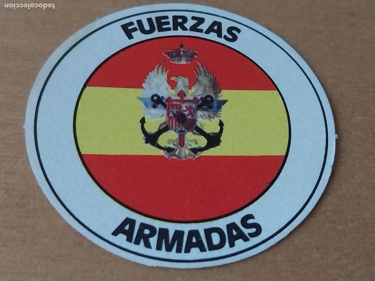 Pegatinas de colecci&oacute;n: FUERZAS ARMADAS PEGATINA MILITAR SIN PEGAR NUNCA 4CM