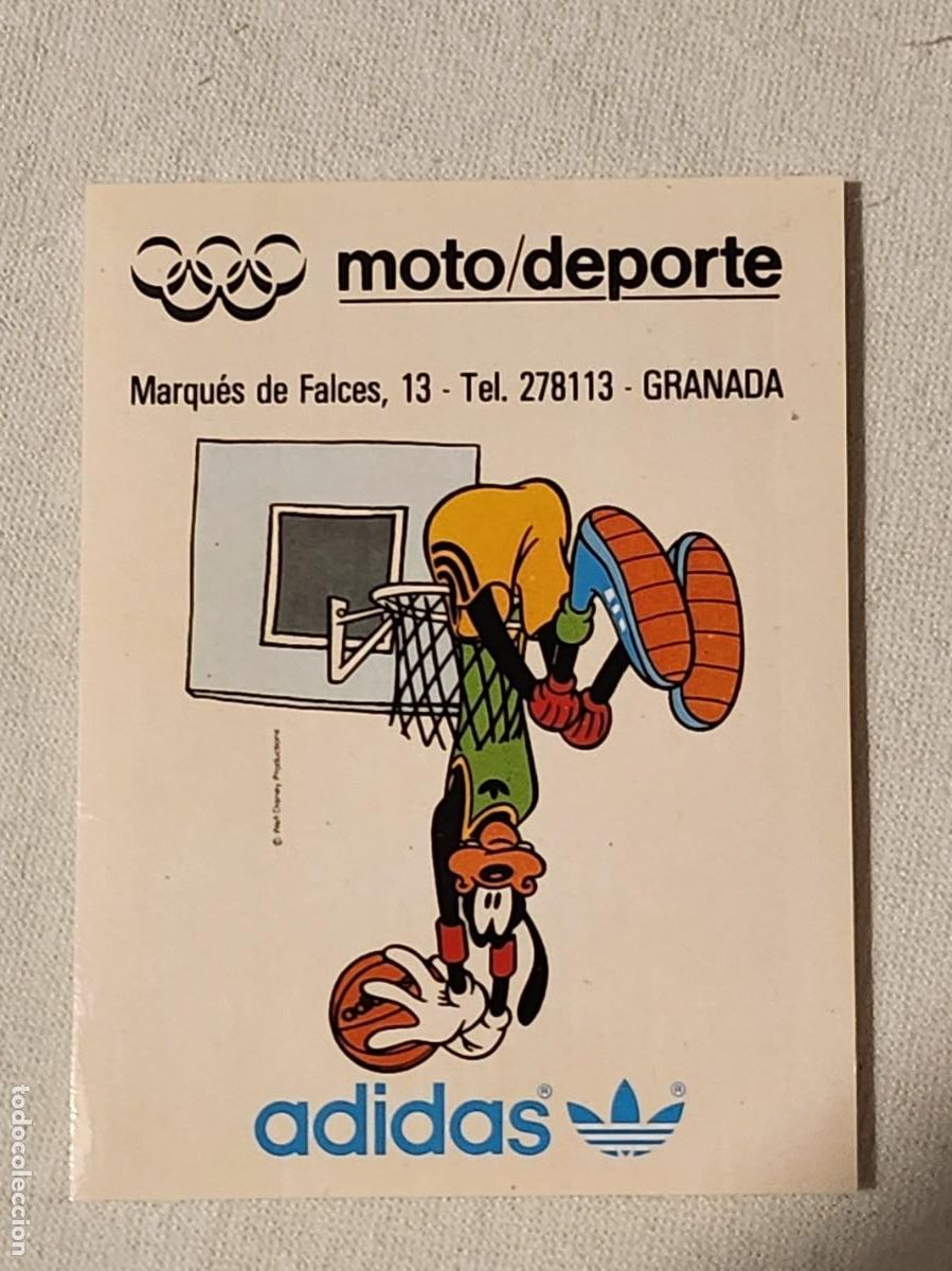 Pegatinas de colecci&oacute;n: PEGATINA ADIDAS MOTO DEPORTE GRANADA