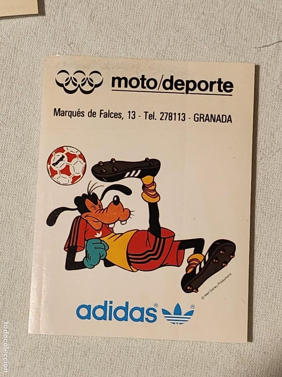 Pegatinas de colecci&oacute;n: PEGATINA ADIDAS MOTO DEPORTE GRANADA