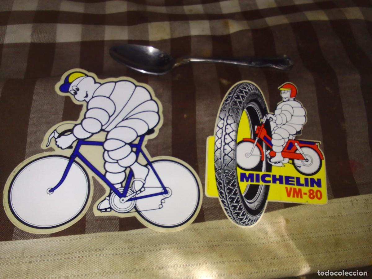 Pegatinas de colecci&oacute;n: 2 PEGATINAS DE MICHELIN MU&Ntilde;ECO - Foto 1