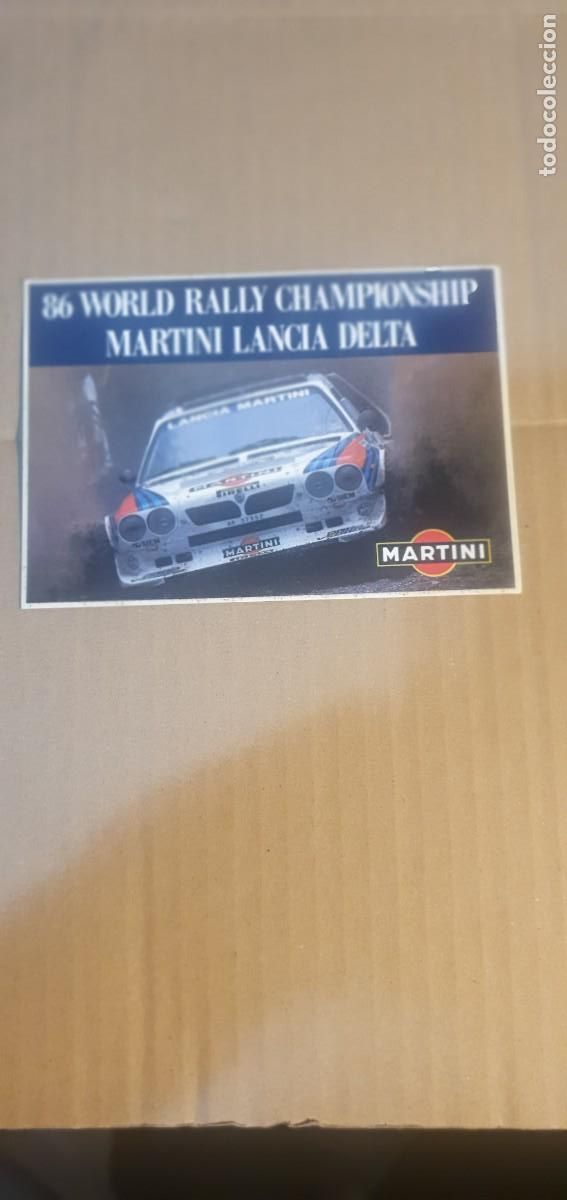 Pegatinas de colecci&oacute;n: PEGATINA 86 WORLD RALLY CHAMPIONSHIP MARTINI LANCIA DELTA.