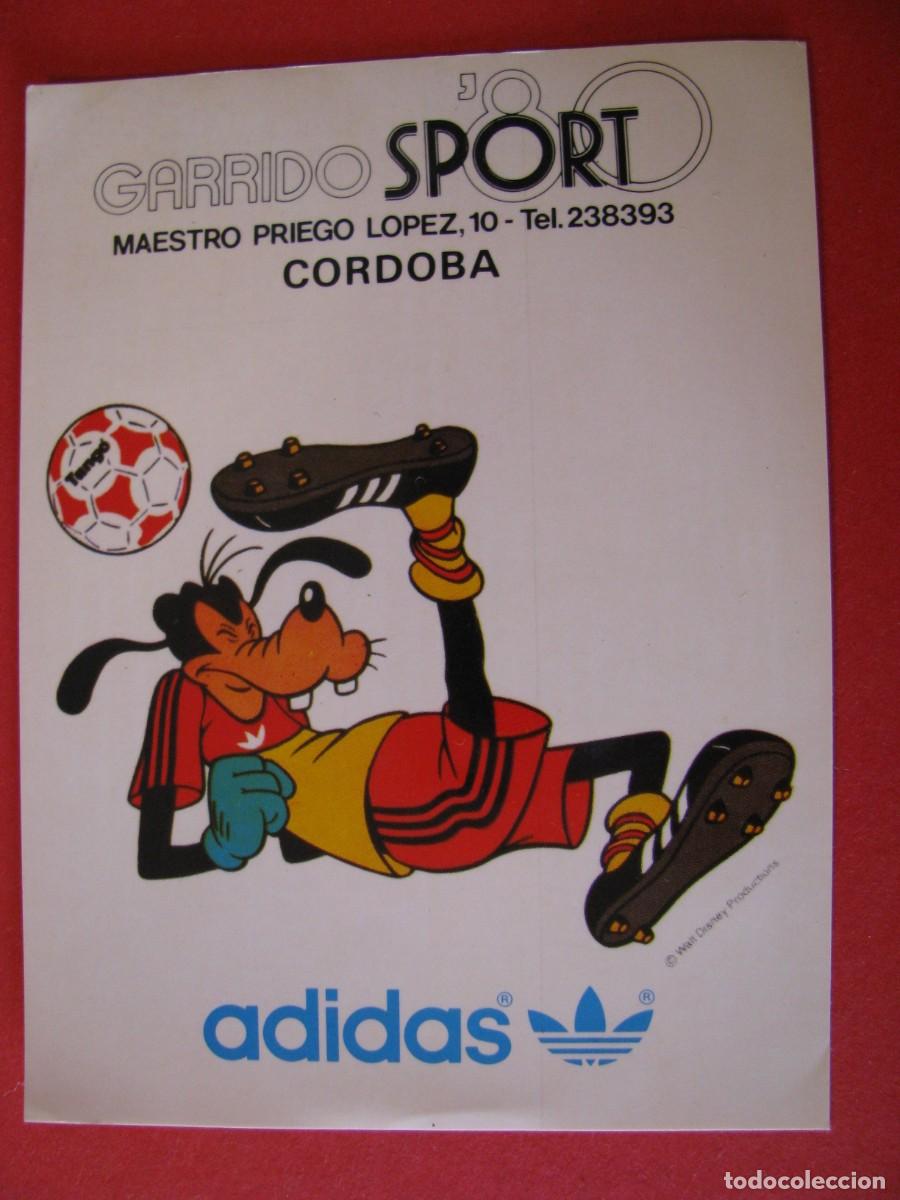 Pegatinas de colecci&oacute;n: PEGATINA ADIDAS. THE WALT DISNEY COMPANY, GOOFY. PUBL. GARRIDO SPORT, CORDOBA. 10X8 CM.