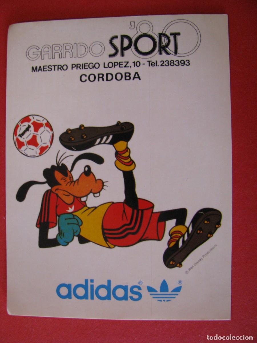 Pegatinas de colecci&oacute;n: PEGATINA ADIDAS. THE WALT DISNEY COMPANY, GOOFY. PUBL. GARRIDO SPORT, CORDOBA. 10X8 CM.