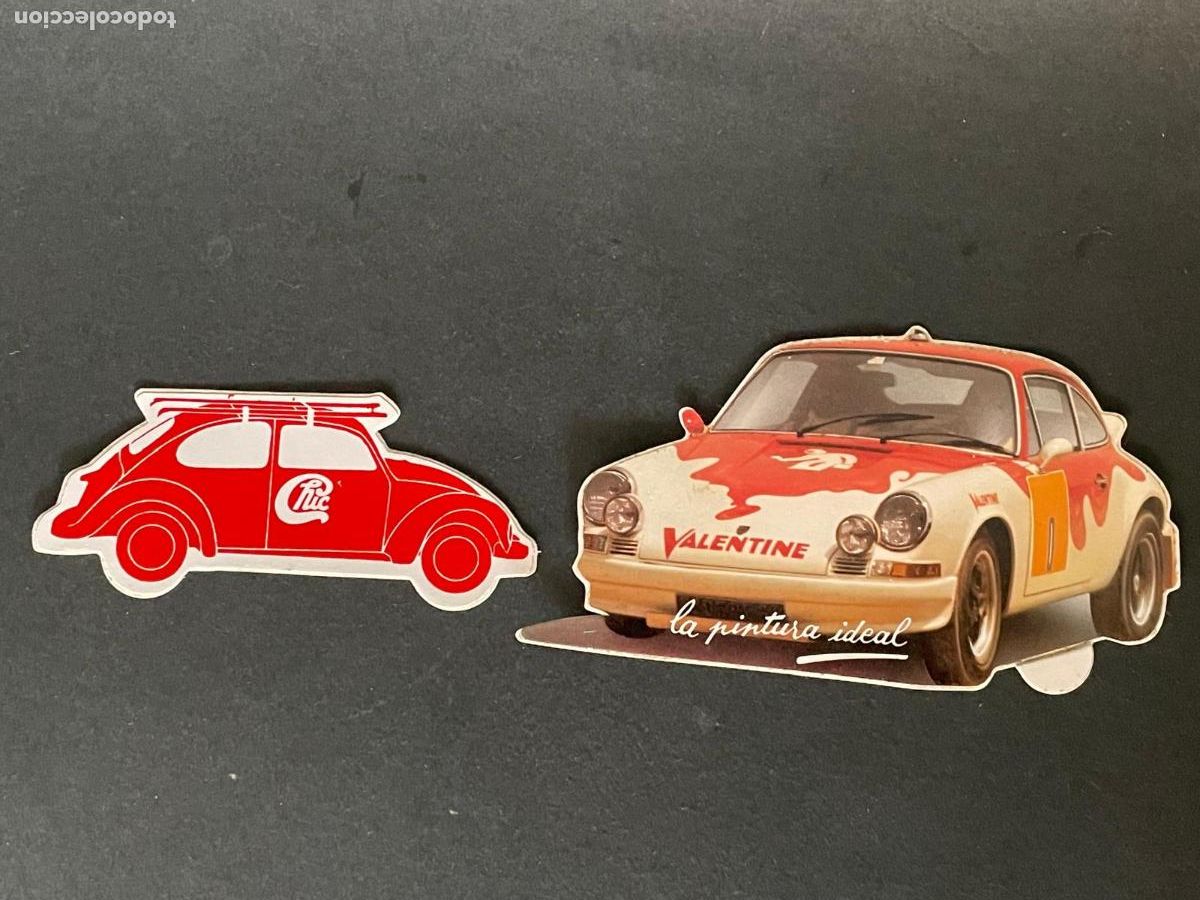 Pegatinas de colecci&oacute;n: ADHESIVOS PUBLICIDAD PINTURAS VALENTINE Y DISCOTECA CHIC