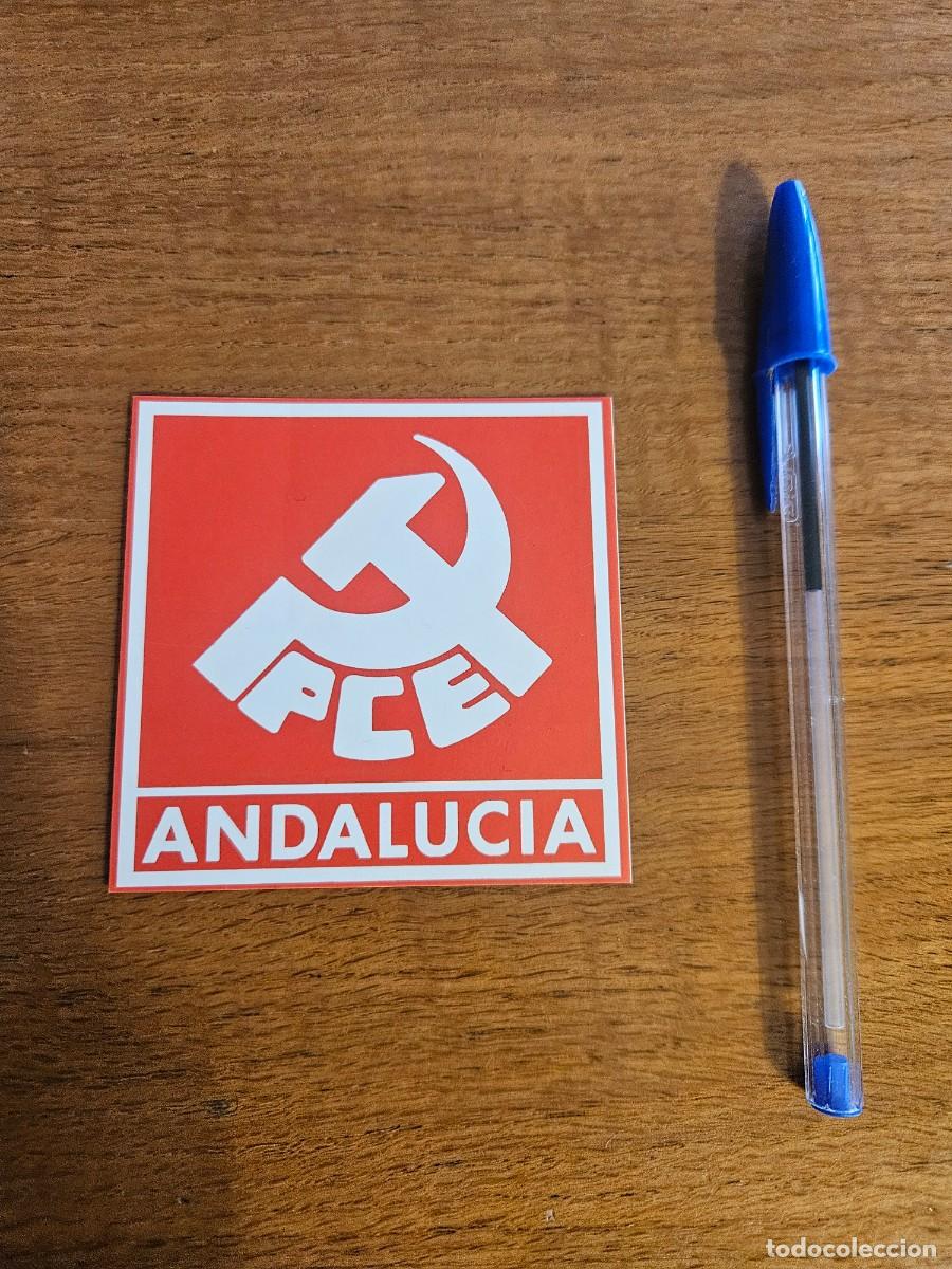 Pegatinas de colecci&oacute;n: Pegatina PCE ANDALUC&Iacute;A - Partido Comunista de Espa&ntilde;a