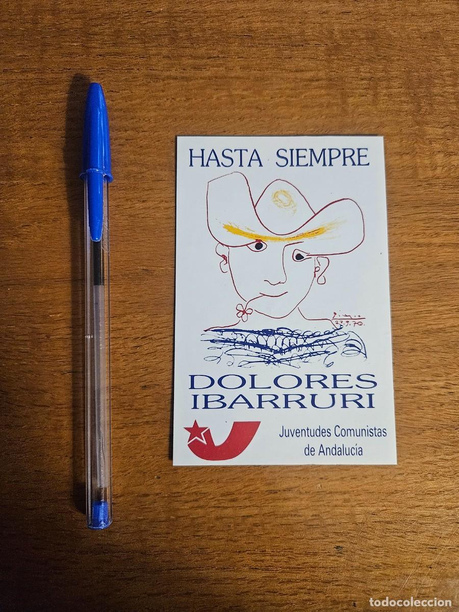 Pegatinas de colecci&oacute;n: Pegatina Juventudes Comunistas Andaluc&iacute;a - Dolores Ibarruri Hasta siempre