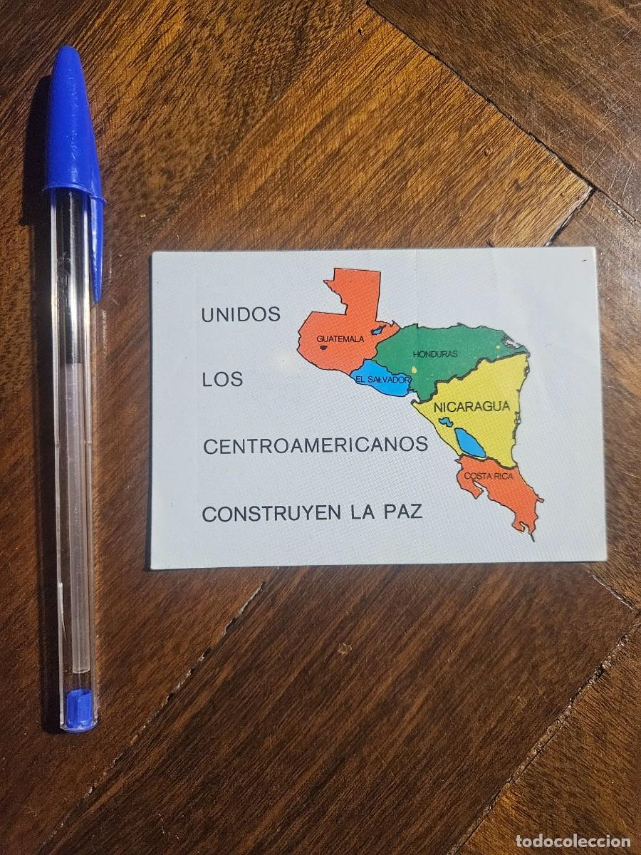 Pegatinas de colecci&oacute;n: Pegatina pol&iacute;tica - UNIDOS LOS CENTROAMERICANOS CONSTRUYEN LA PAZ - Nicaragua Guatemala Honduras ...